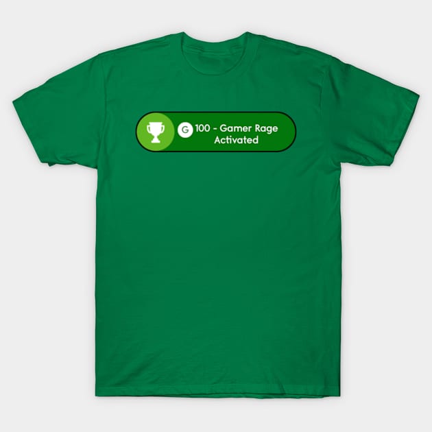 Gamer Rage Achievement T-Shirt by Gamers Gear